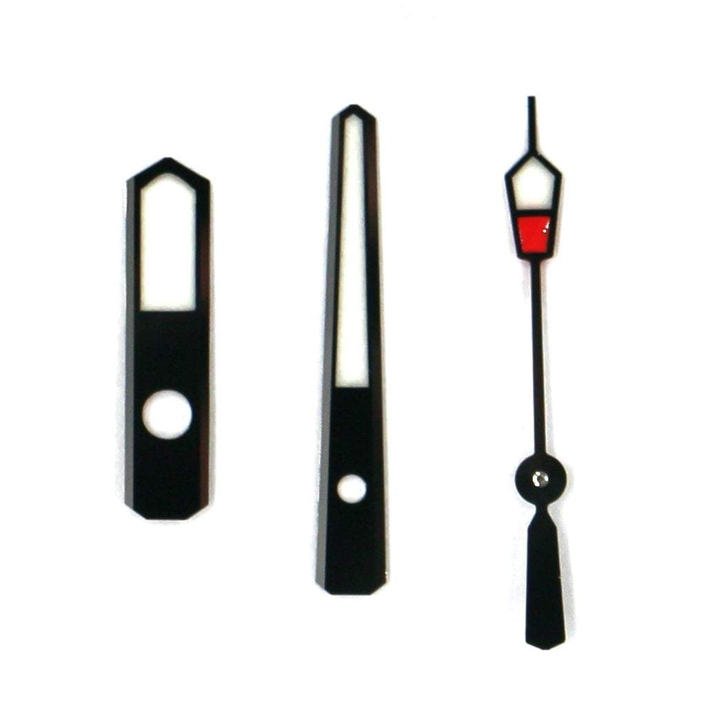 Marine Master Hands - BGW9 - Polished Silver Red - - - - Lucius Atelier - Swiss Quality Seiko Watch Mod Parts