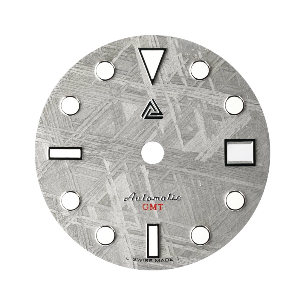 Meteorite GMT Dial [For NH34] - - - - Lucius Atelier - Swiss Quality Seiko Watch Mod Parts