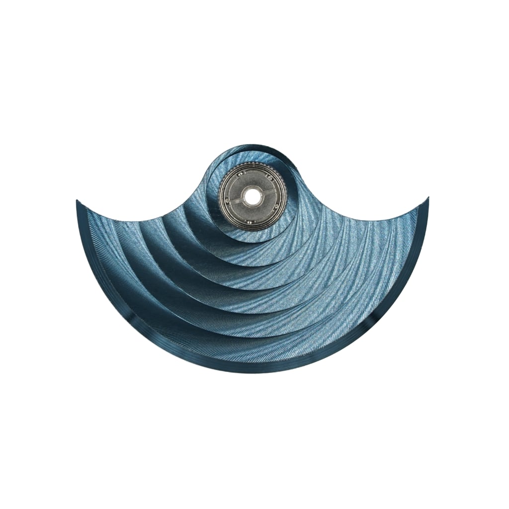 NH Movement Rotor - Côtes de Genève - Blue - - - - Lucius Atelier - Swiss Quality Seiko Watch Mod Parts