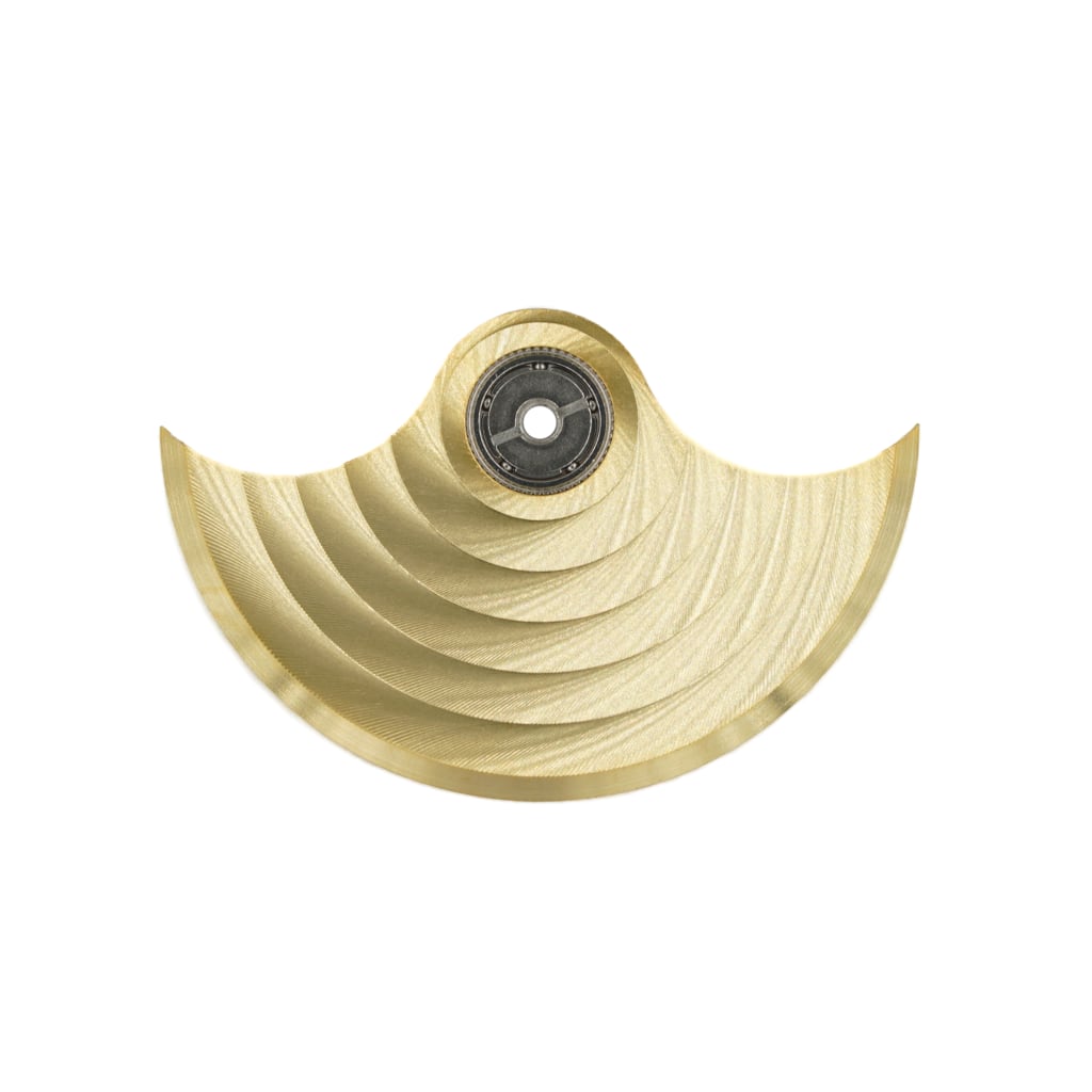 NH Movement Rotor - Côtes de Genève - Yellow Gold - - - - Lucius Atelier - Swiss Quality Seiko Watch Mod Parts