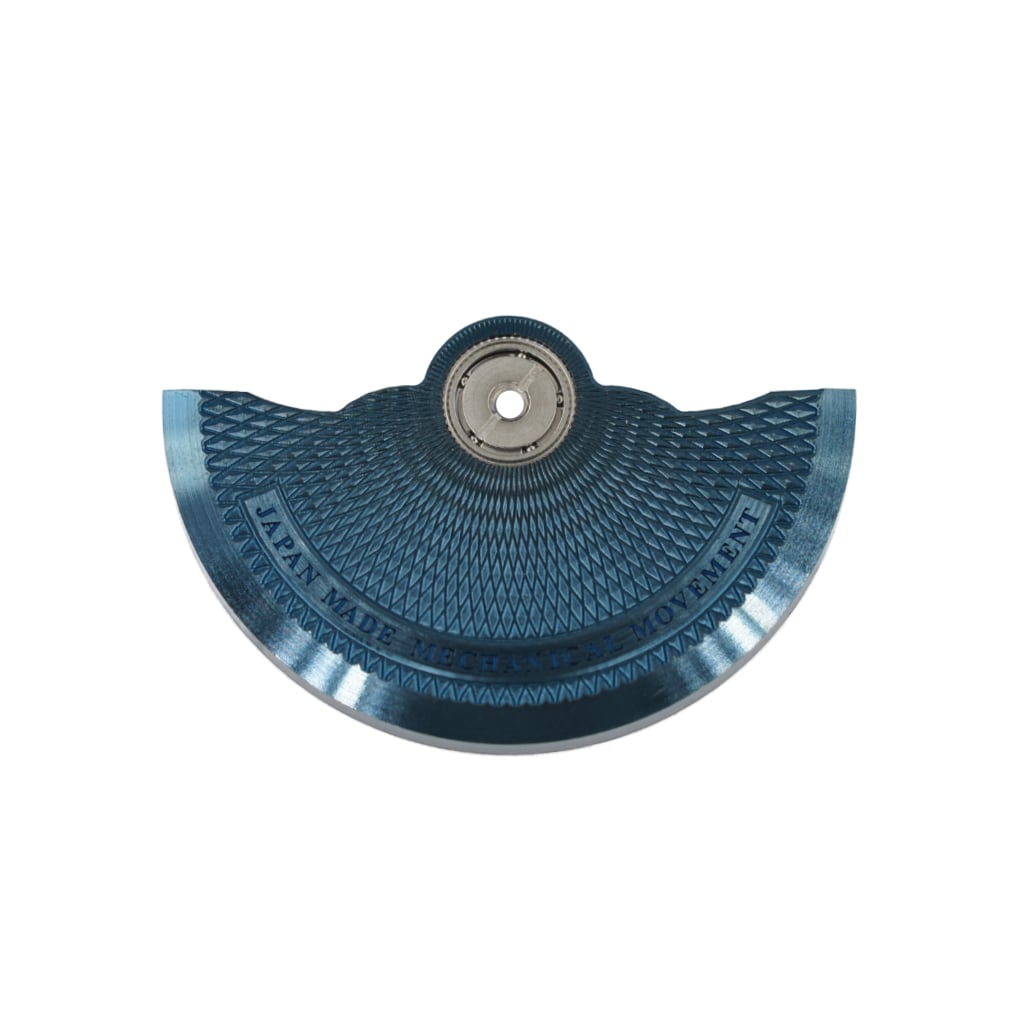 NH Movement Rotor - FPJ Diamond - Blue - - - - Lucius Atelier - Swiss Quality Seiko Watch Mod Parts