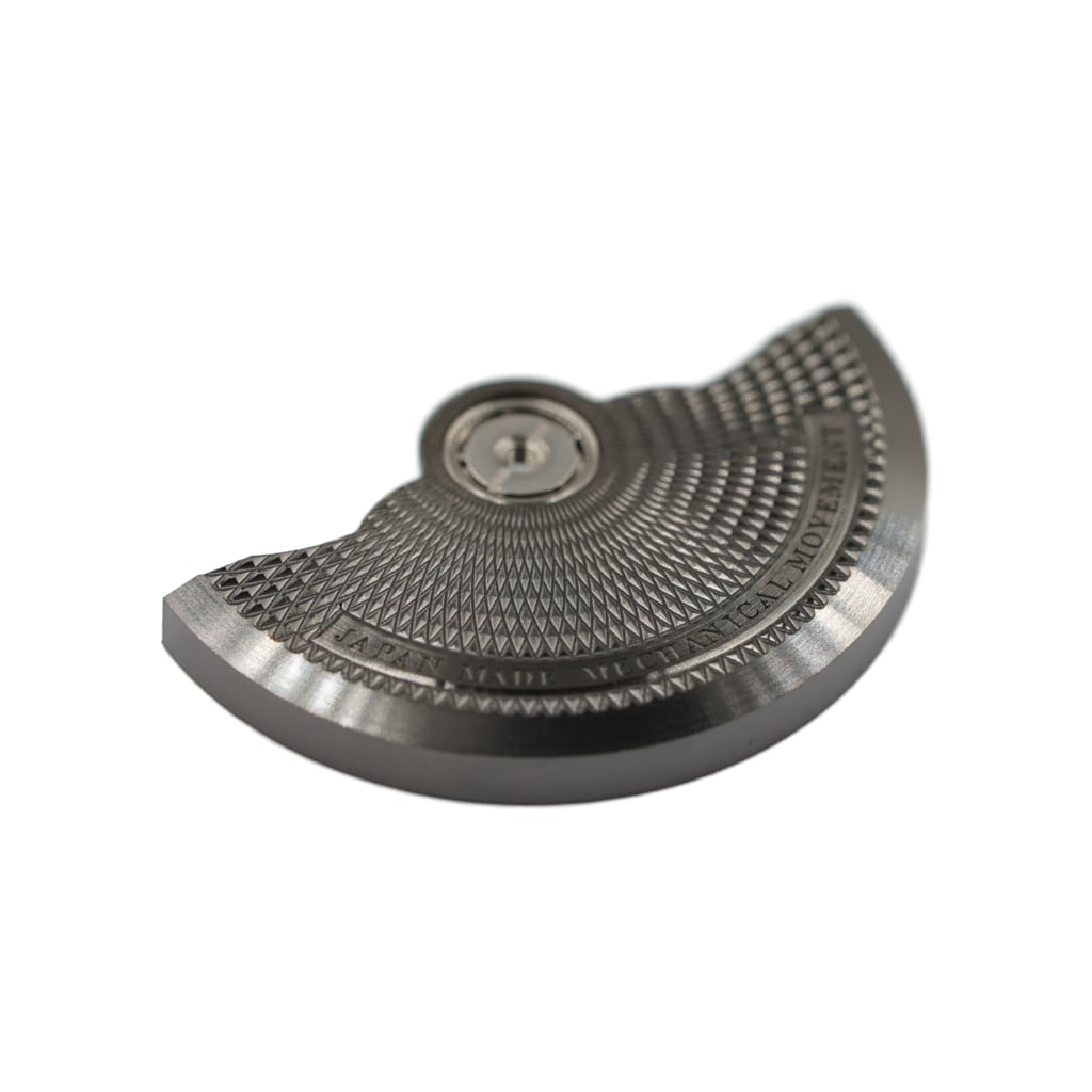 NH Movement Rotor - FPJ Diamond - Gunmetal - - - - Lucius Atelier - Swiss Quality Seiko Watch Mod Parts