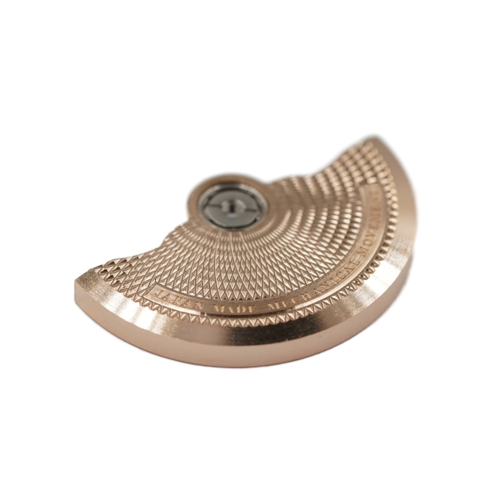 NH Movement Rotor - FPJ Diamond - Rose Gold - - - - Lucius Atelier - Swiss Quality Seiko Watch Mod Parts