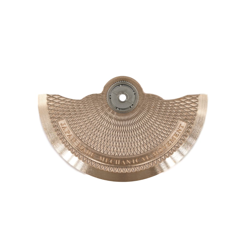 NH Movement Rotor - FPJ Diamond - Rose Gold - - - - Lucius Atelier - Swiss Quality Seiko Watch Mod Parts