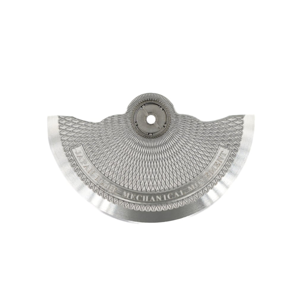 NH Movement Rotor - FPJ Diamond - Silver - - - - Lucius Atelier - Swiss Quality Seiko Watch Mod Parts