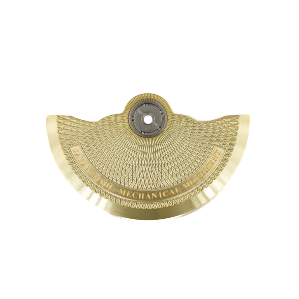 NH Movement Rotor - FPJ Diamond - Yellow Gold - - - - Lucius Atelier - Swiss Quality Seiko Watch Mod Parts