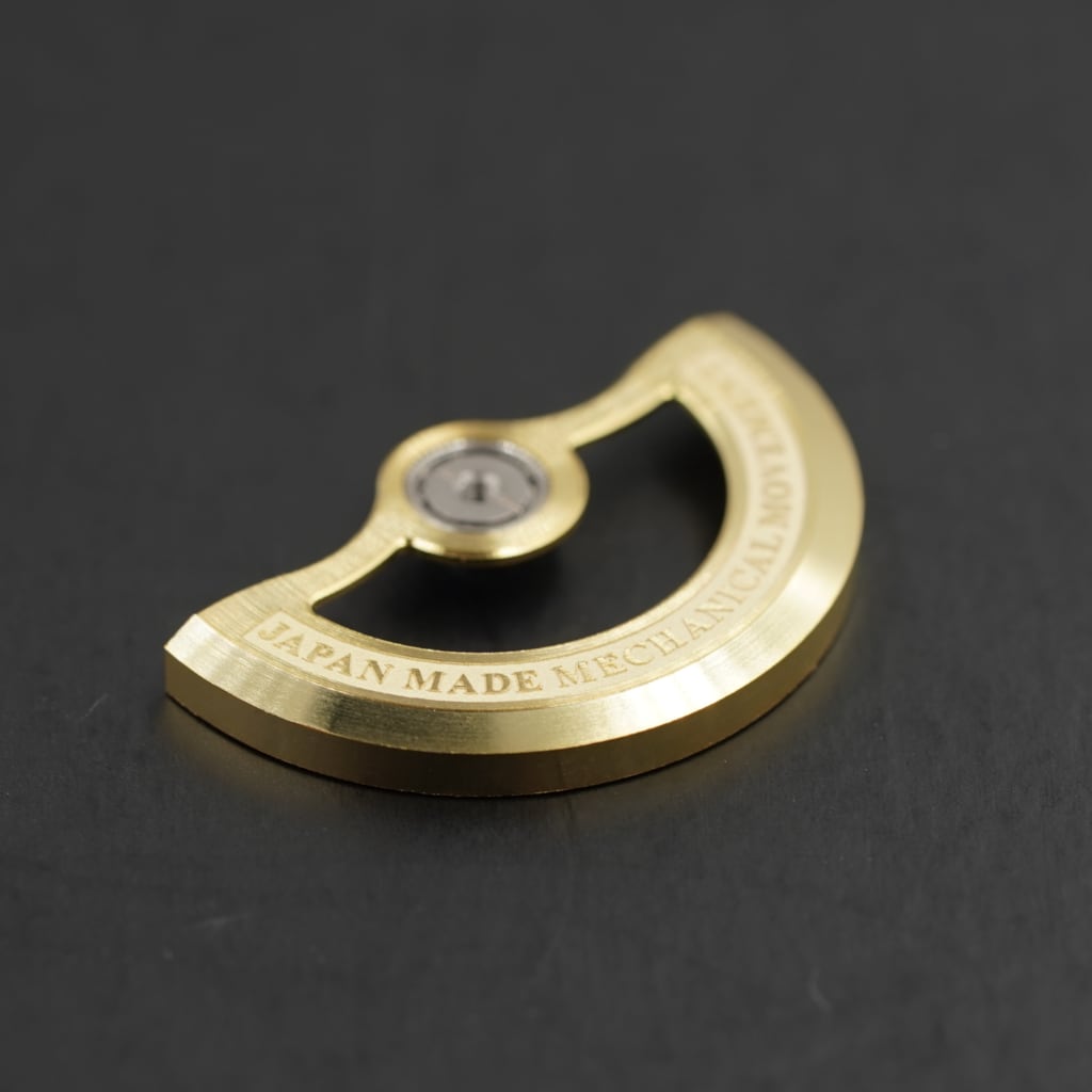 NH Movement Rotor - GS 9SA5 - Yellow Gold - - - - Lucius Atelier - Swiss Quality Seiko Watch Mod Parts