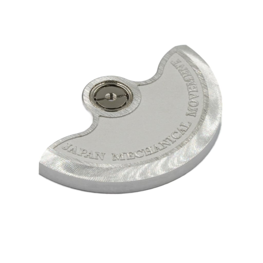 NH Movement Rotor - The Great Fathom - Silver - - - - Lucius Atelier - Swiss Quality Seiko Watch Mod Parts