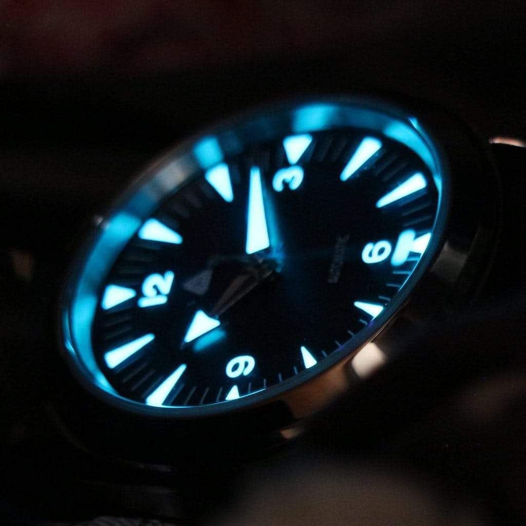 Black Seamaster Diver Dial BGW9 Blue Lume SEIKO Mod Part