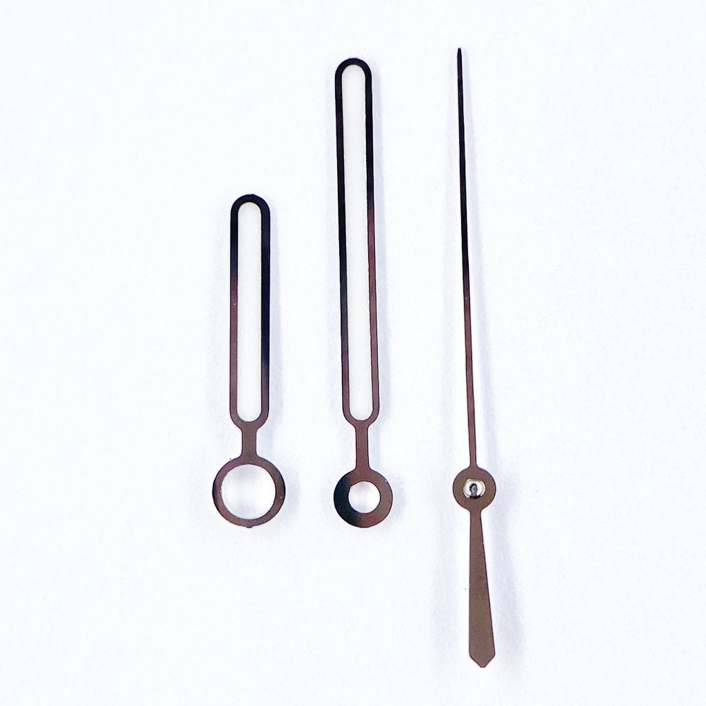 Nautilus Hands - Polished Silver - BGW9 Grade A - - - Lucius Atelier - Swiss Quality Seiko Watch Mod Parts