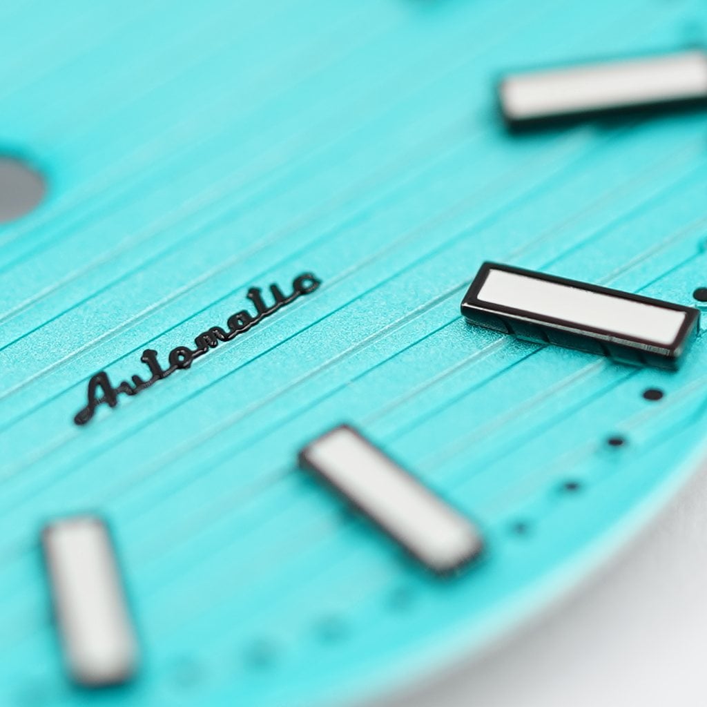 Nautilus Turquoise Dial (Date) - - - - Lucius Atelier - Swiss Quality Seiko Watch Mod Parts