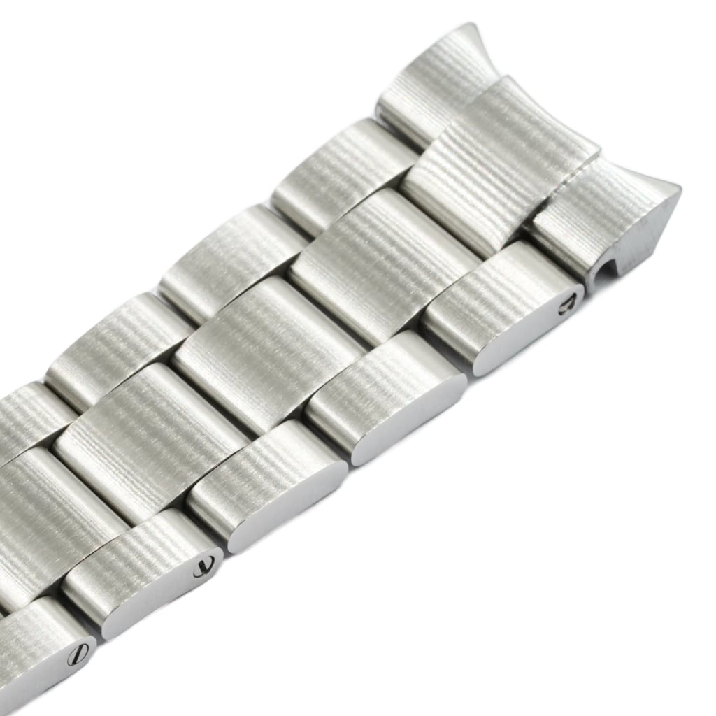 Oyster Bracelet 20/18mm [Brushed] - - - - Lucius Atelier - Swiss Quality Seiko Watch Mod Parts