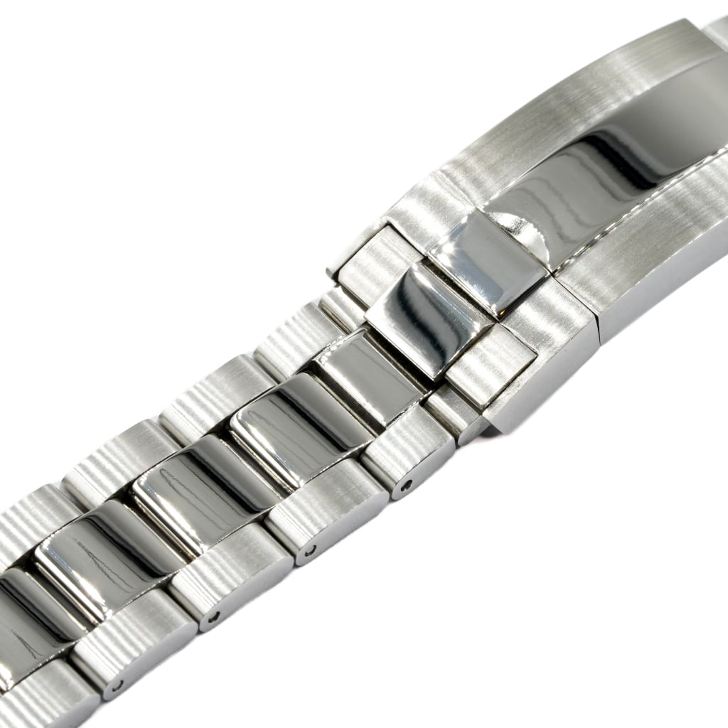 Oyster Bracelet 20/18mm [Mid-Polished] - - - - Lucius Atelier - Swiss Quality Seiko Watch Mod Parts
