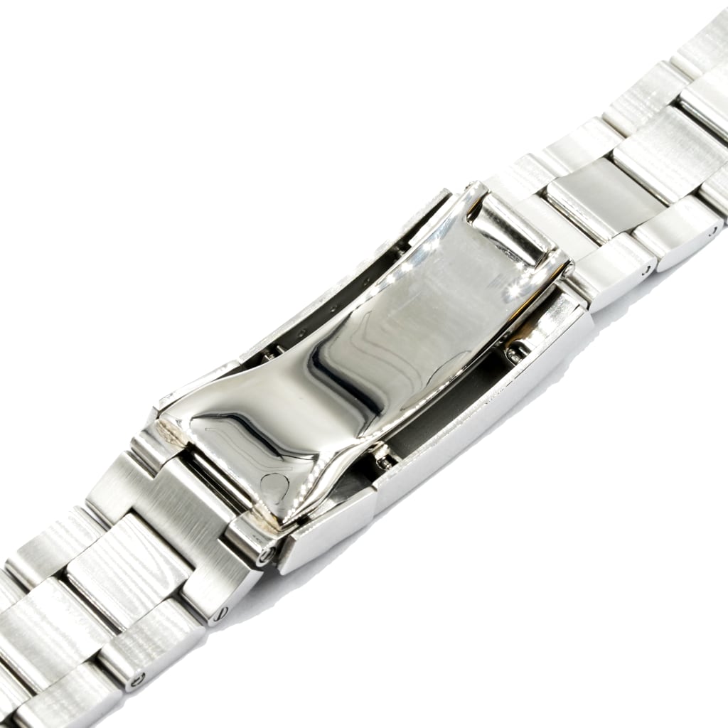 Oyster Bracelet 20/18mm [Mid-Polished] - - - - Lucius Atelier - Swiss Quality Seiko Watch Mod Parts