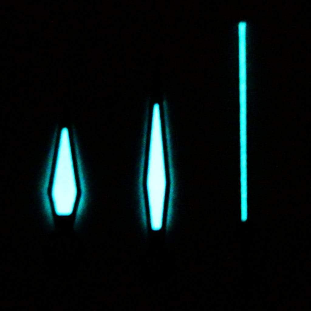 Pilot Hands - BGW9 - Polished Blue - - - - Lucius Atelier - Swiss Quality Seiko Watch Mod Parts