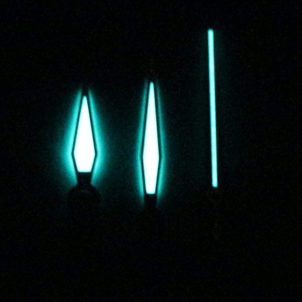 Pilot Hands - BGW9 - Polished Silver *IMPROVED* - - - - Lucius Atelier - Swiss Quality Seiko Watch Mod Parts