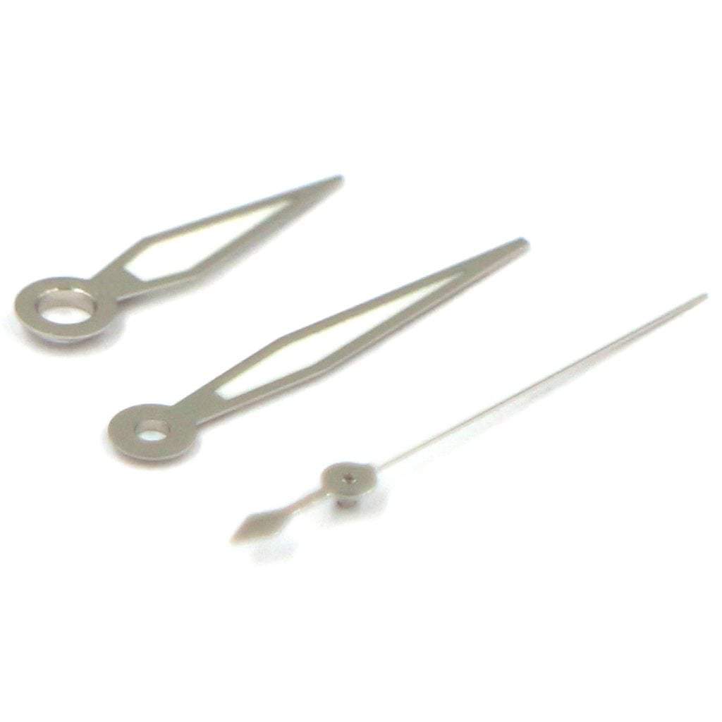 Pilot Hands - BGW9 - Polished Silver *IMPROVED* - - - - Lucius Atelier - Swiss Quality Seiko Watch Mod Parts