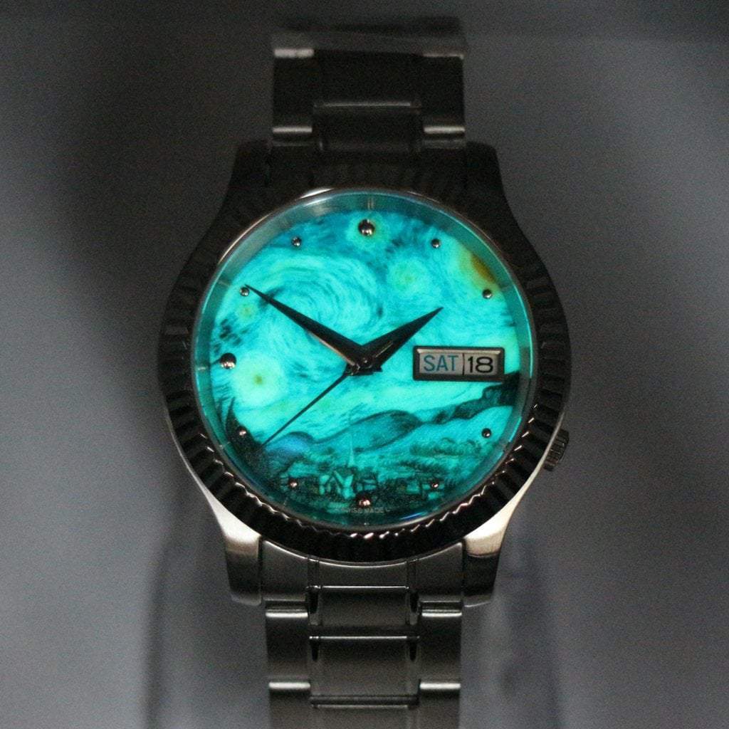 SEIKO 5 SNK793 The Starry Night Mod #XXX542 - - - - Lucius Atelier - Swiss Quality Seiko Watch Mod Parts