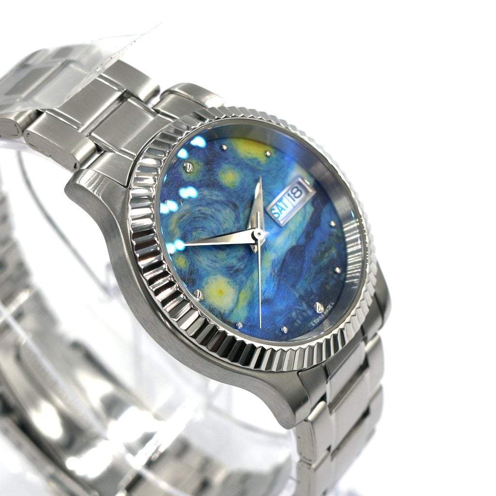 SEIKO 5 SNK793 The Starry Night Mod #XXX542 - - - - Lucius Atelier - Swiss Quality Seiko Watch Mod Parts