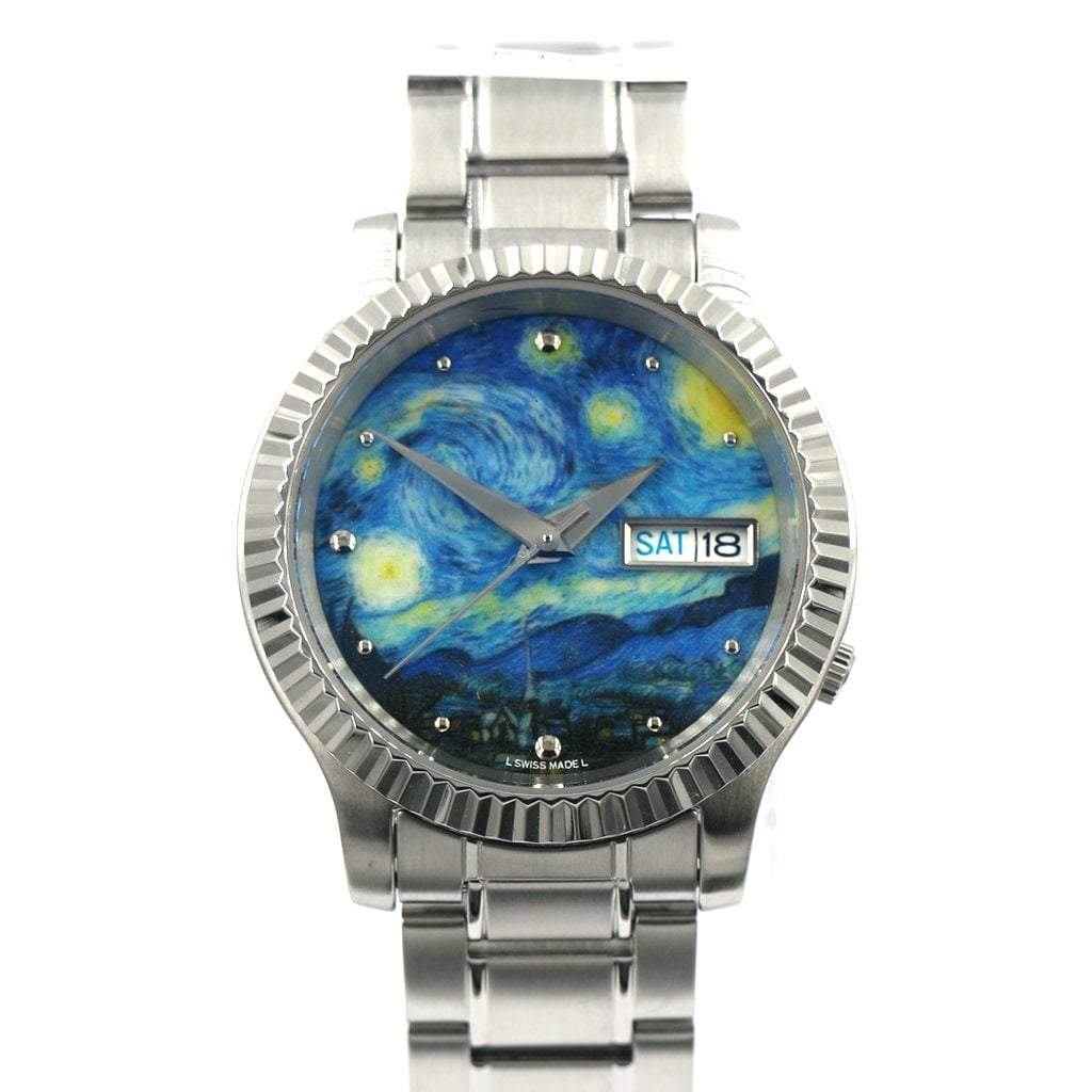 SEIKO 5 SNK793 The Starry Night Mod #XXX542 - - - - Lucius Atelier - Swiss Quality Seiko Watch Mod Parts