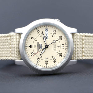 Seiko hotsell snk809 beige