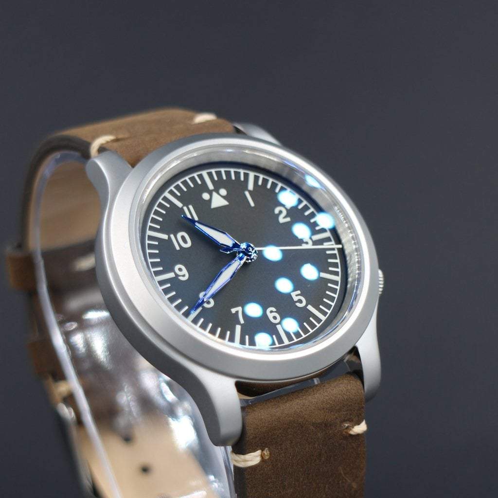 SEIKO 5 SNK803 Pilot Mod #XXX142 - - - - Lucius Atelier - Swiss Quality Seiko Watch Mod Parts