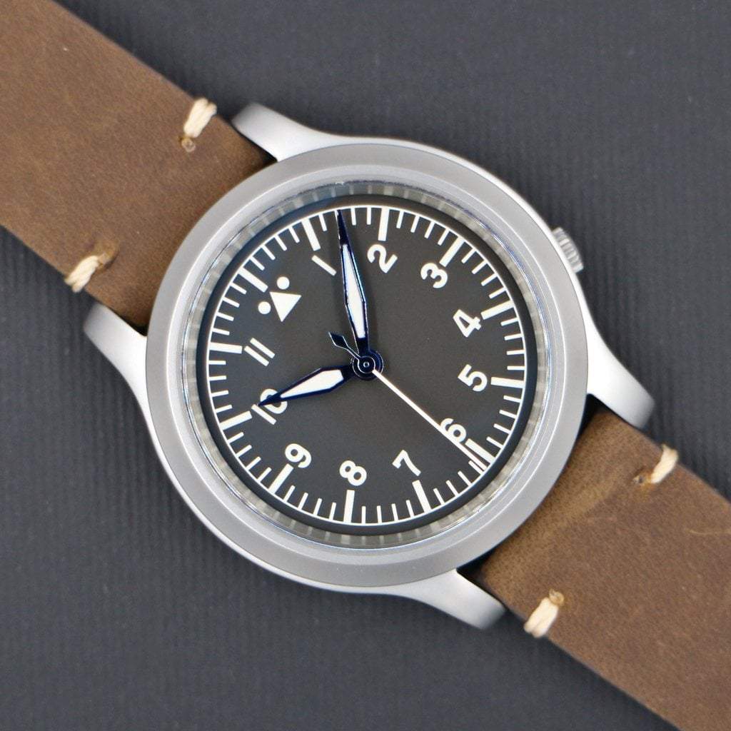 SEIKO 5 SNK803 Pilot Mod #XXX142 - - - - Lucius Atelier - Swiss Quality Seiko Watch Mod Parts