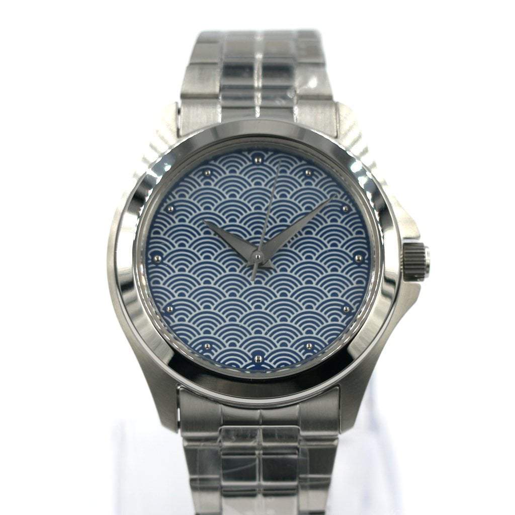 SEIKO 5 SNKK87 Seigaiha Mod #XXX288 - - - - Lucius Atelier - Swiss Quality Seiko Watch Mod Parts