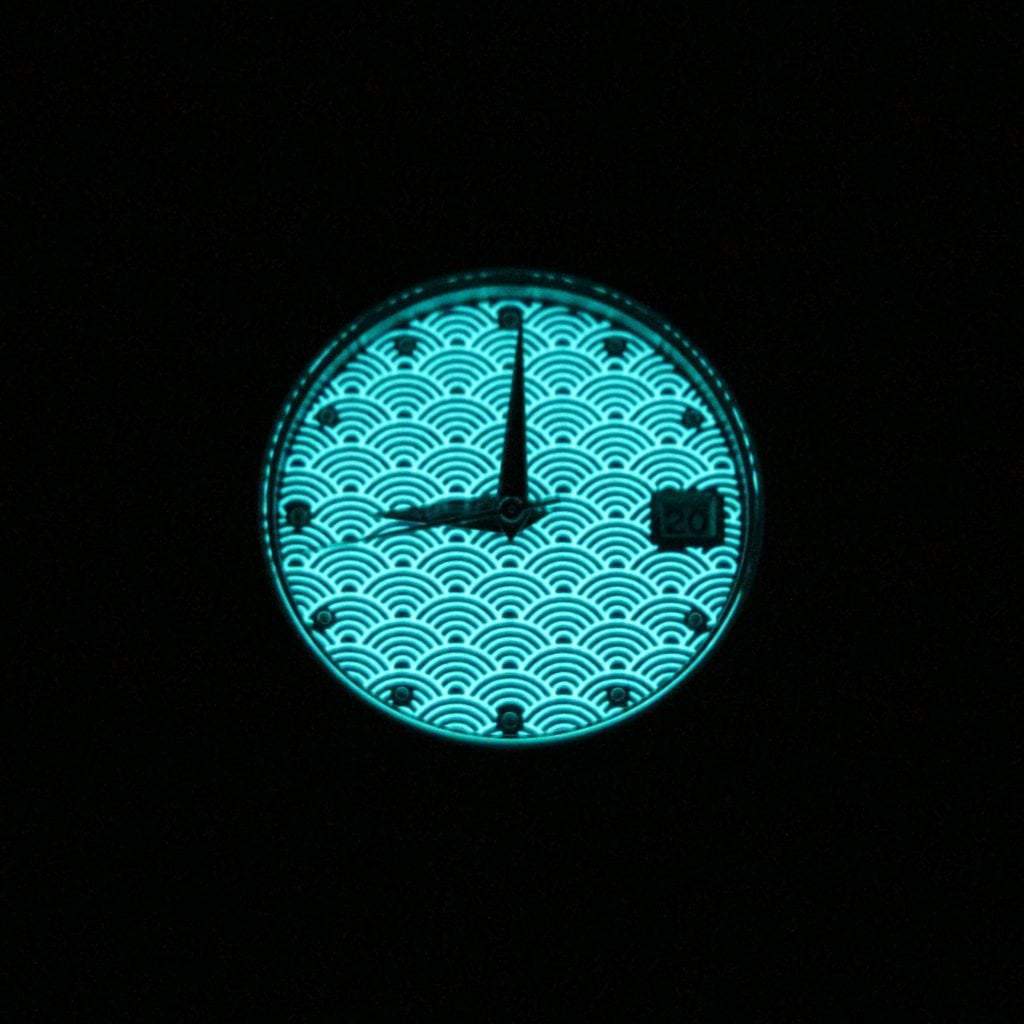 SEIKO 5 SNKK87 Seigaiha Mod #XXX764 - - - - Lucius Atelier - Swiss Quality Seiko Watch Mod Parts