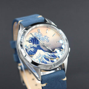 SEIKO 5 SNKL15 | The Great Wave Mod | Automatic Watch - Lucius Atelier
