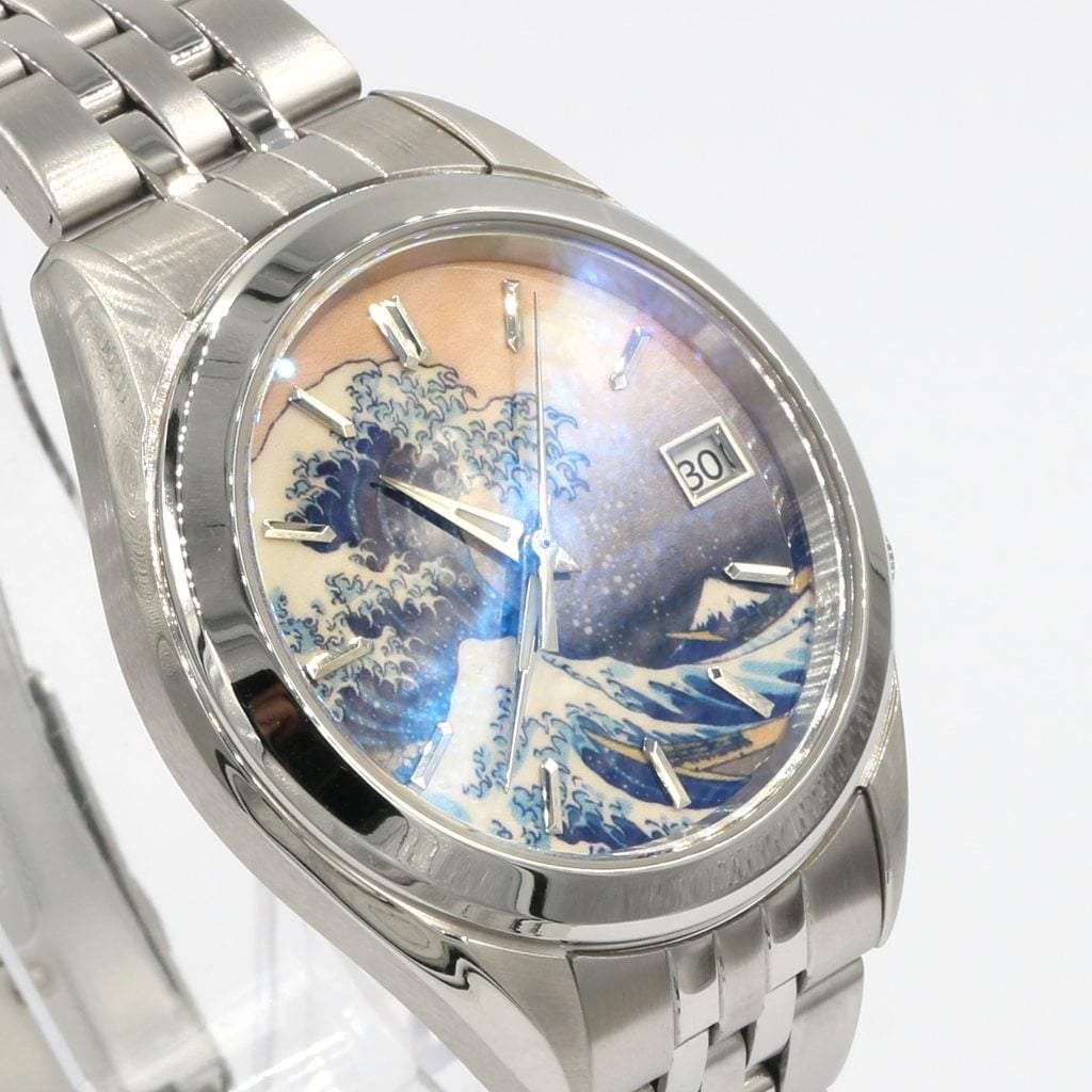 SEIKO 5 SNKL15 The Great Wave Mod #XXX989 - - - - Lucius Atelier - Swiss Quality Seiko Watch Mod Parts