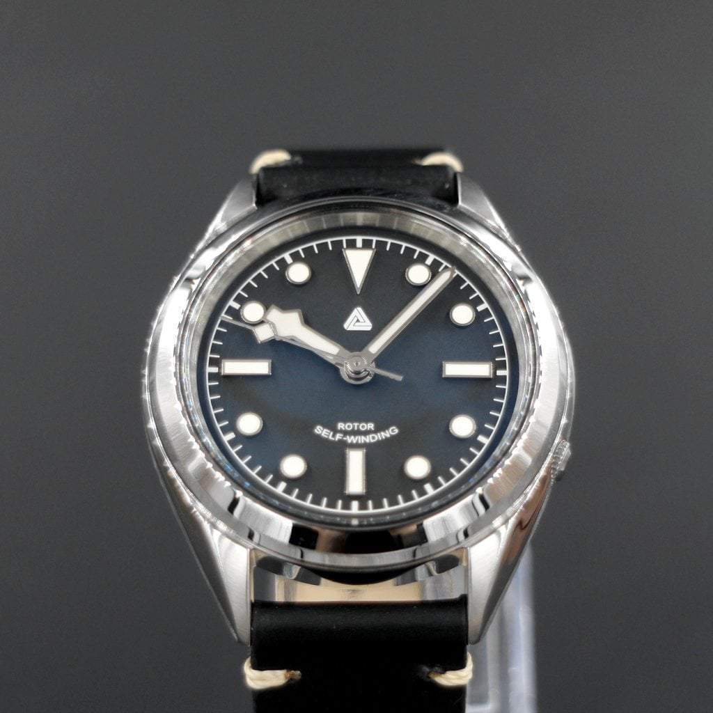 SEIKO 5 SNKL23 Black Bay Mod #XXX042 - - - - Lucius Atelier - Swiss Quality Seiko Watch Mod Parts