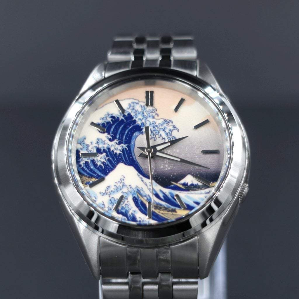 SEIKO 5 SNKL23 | The Great Wave Mod | Automatic Watch - Lucius Atelier