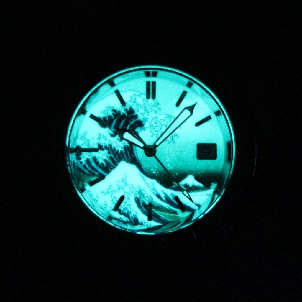 SEIKO 5 Sports SRDP55K1 The Great Wave off Kanagawa Mod #XXX135 - - - - Lucius Atelier - Swiss Quality Seiko Watch Mod Parts