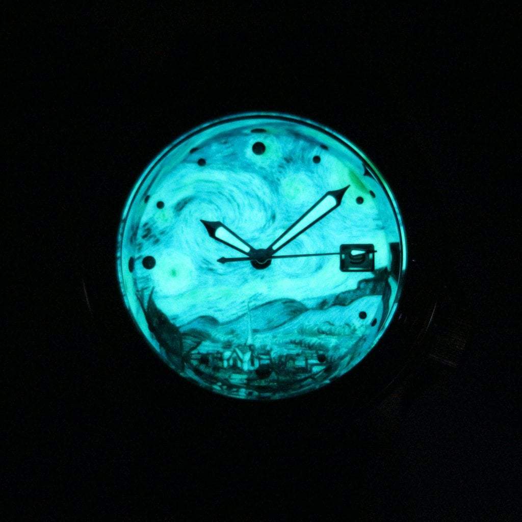 SEIKO 5 Sports SRDP55K1 The Starry Night Mod #XXX722 - - - - Lucius Atelier - Swiss Quality Seiko Watch Mod Parts