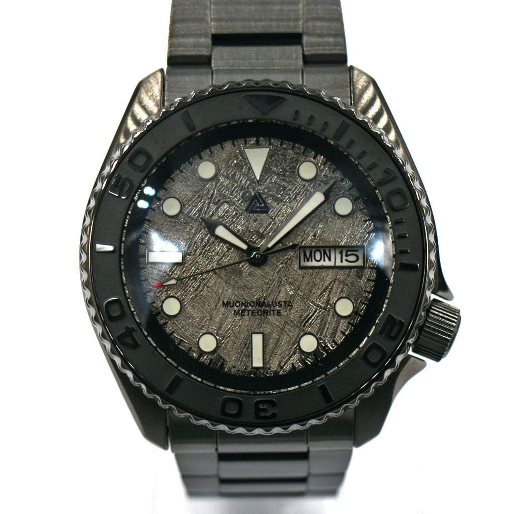 SEIKO 5 Sports SRDP65K1 Black Meteorite #XXX098 - - - - Lucius Atelier - Swiss Quality Seiko Watch Mod Parts