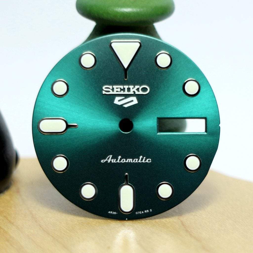 SEIKO SRPD Dial Pine Green SEIKO Mod Part Lucius Atelier