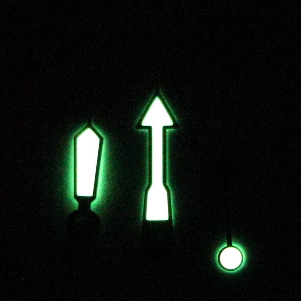 SEIKO SKX007 Lumibrite Hands - Silver - - - - Lucius Atelier - Swiss Quality Seiko Watch Mod Parts