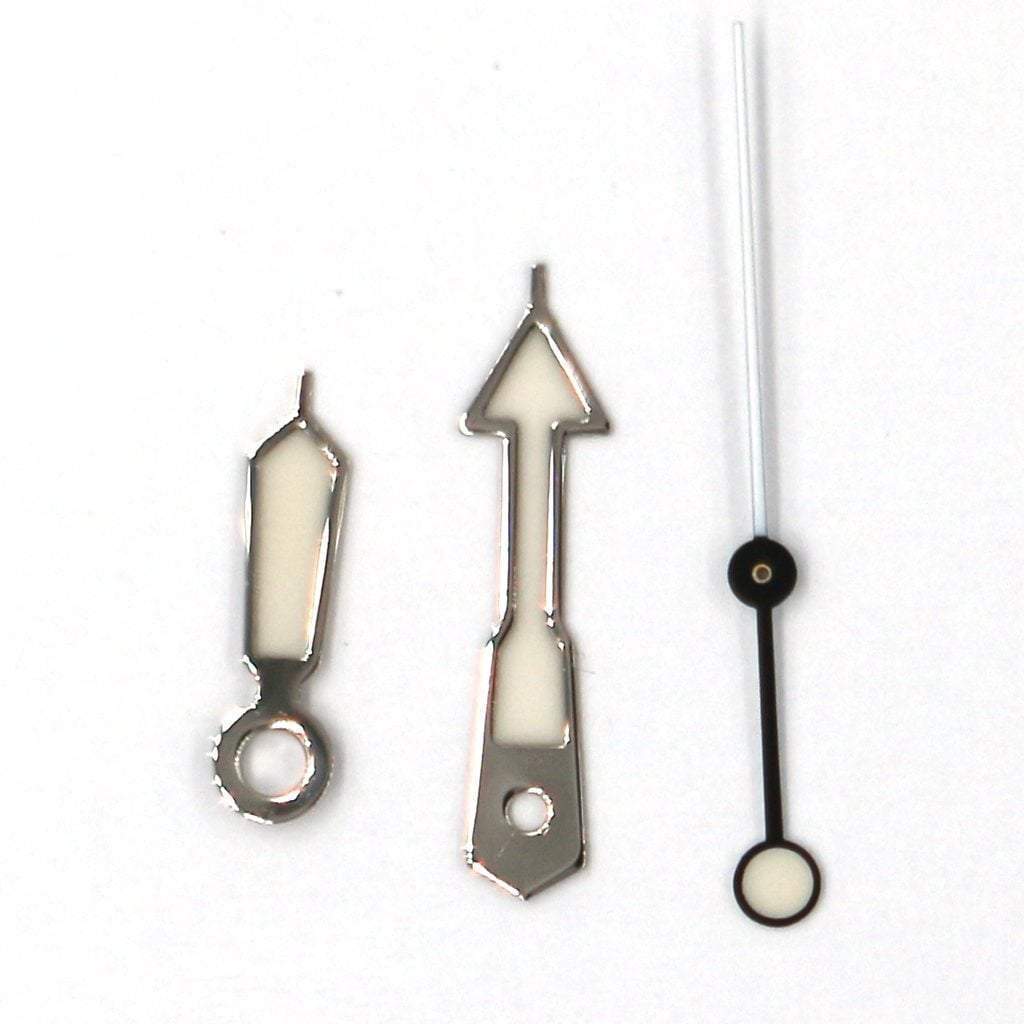 SEIKO SKX007 Lumibrite Hands - Silver - - - - Lucius Atelier - Swiss Quality Seiko Watch Mod Parts