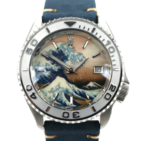 SEIKO-SKX009-The-Great-Wave-