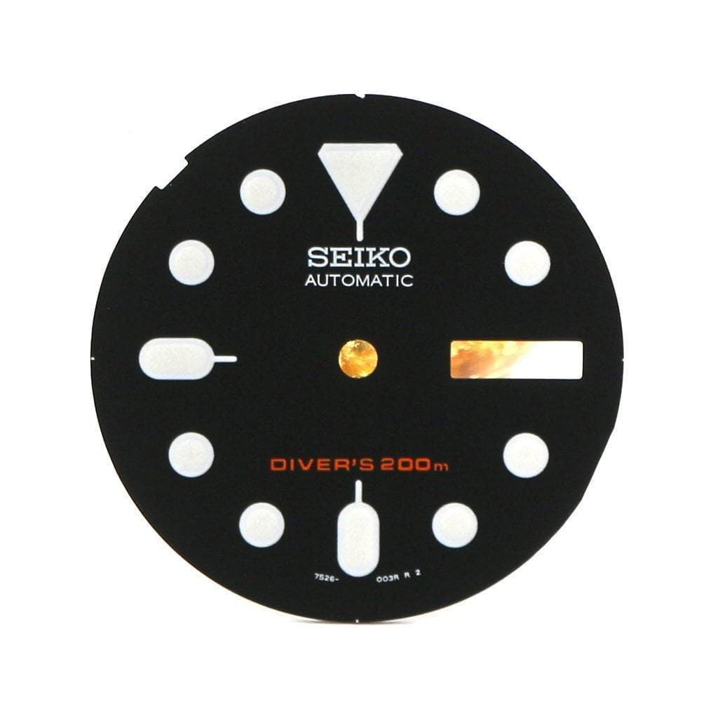 SEIKO SKX013 Diver Dial - 4 o'clock - - - Lucius Atelier - Swiss Quality Seiko Watch Mod Parts