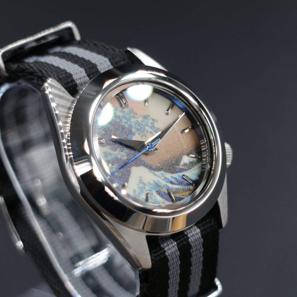 SEIKO SKX013 The Great Wave Mod #XXX355 - - - - Lucius Atelier - Swiss Quality Seiko Watch Mod Parts