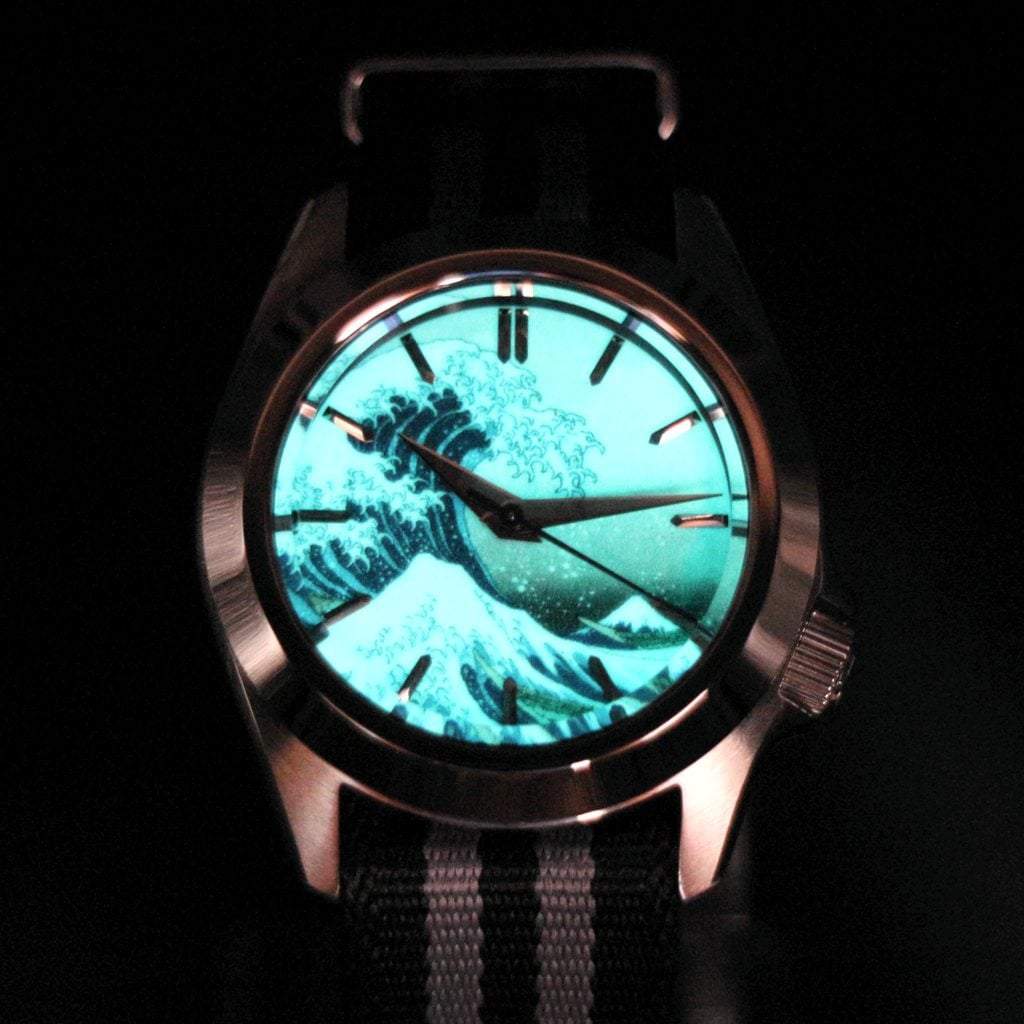 SEIKO SKX013 The Great Wave Mod #XXX355 - - - - Lucius Atelier - Swiss Quality Seiko Watch Mod Parts