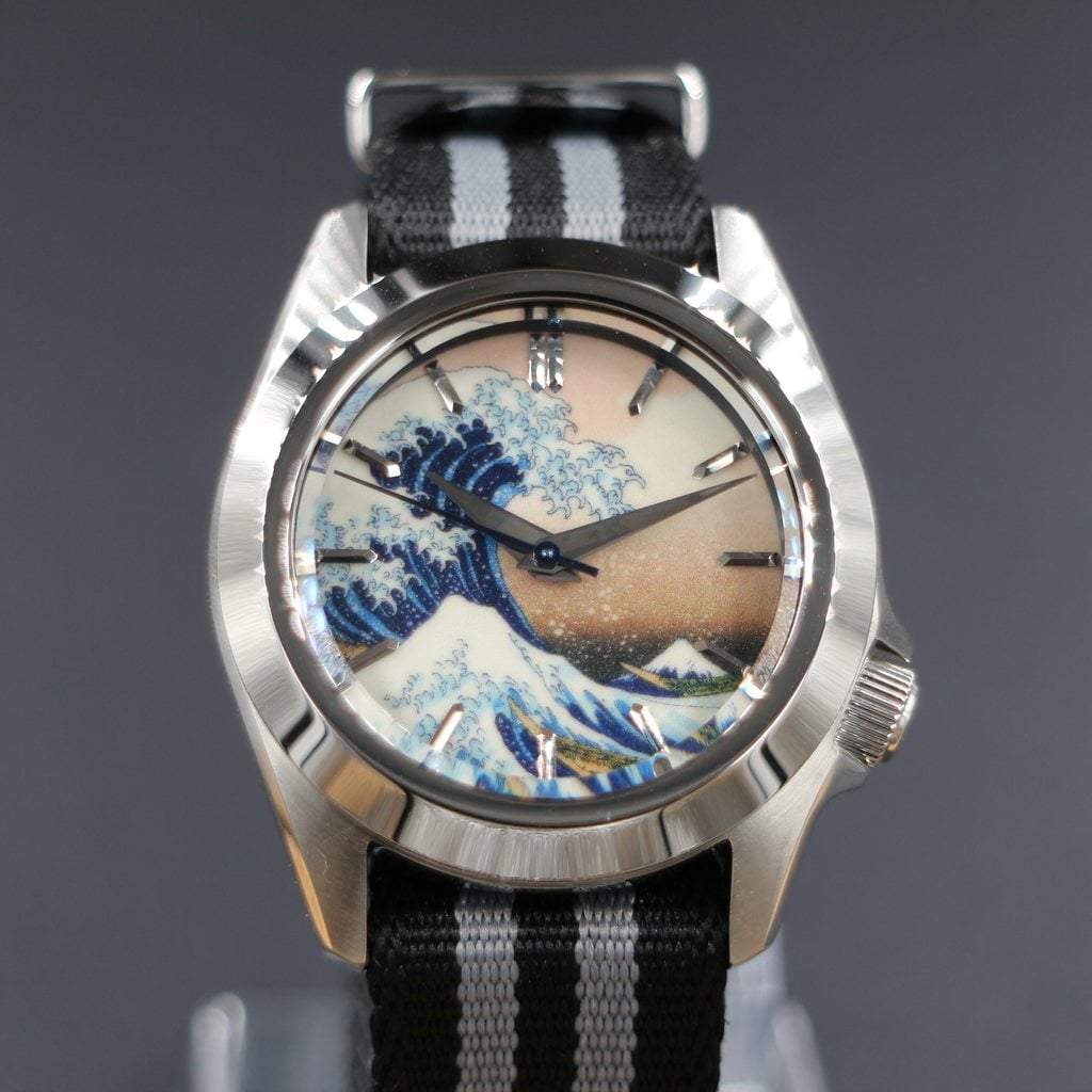 SEIKO SKX013 The Great Wave Mod #XXX355 - - - - Lucius Atelier - Swiss Quality Seiko Watch Mod Parts