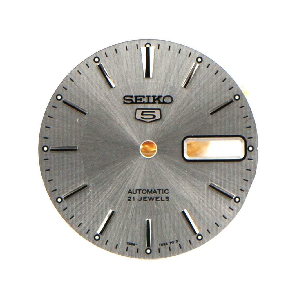 SEIKO SNKL15 Pinstriped Dial - 4 o'clock - - - Lucius Atelier - Swiss Quality Seiko Watch Mod Parts