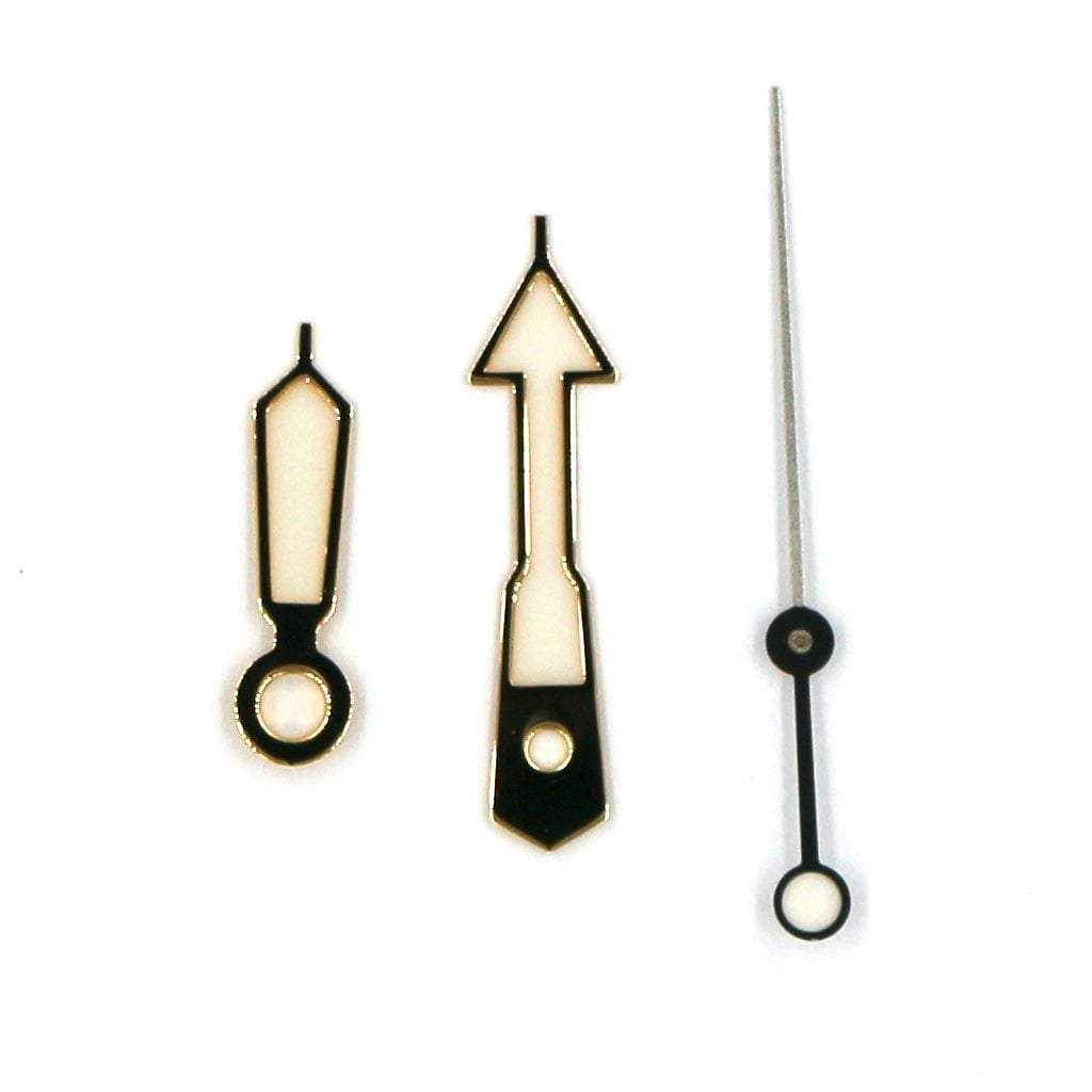 SEIKO SRPD Lumibrite Hands - Yellow Gold - - - - Lucius Atelier - Swiss Quality Seiko Watch Mod Parts