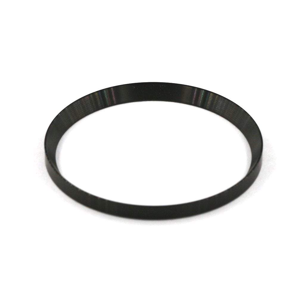 SKX007 Brushed Black Chapter Ring - - - - Lucius Atelier - Swiss Quality Seiko Watch Mod Parts