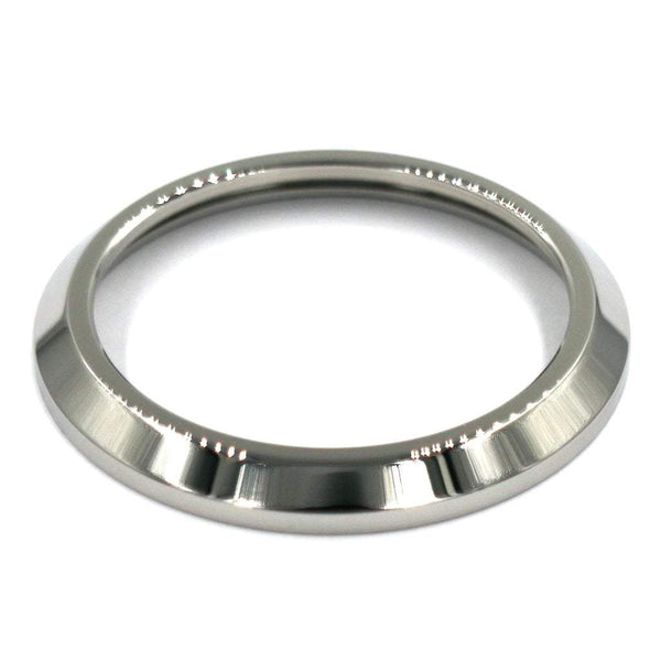 The Silver Polished Pilot Bezel for SKX007 SEIKO Mod Part
