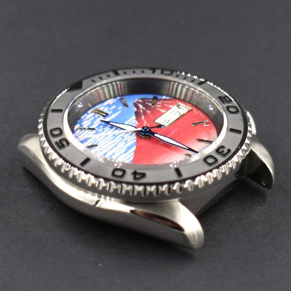 SKX007 The Submariner Bezel - Silver Mirror Polished - - - - Lucius Atelier - Swiss Quality Seiko Watch Mod Parts