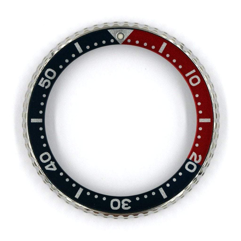 SKX009 Original Bezel & Insert - Pepsi - - - - Lucius Atelier - Swiss Quality Seiko Watch Mod Parts